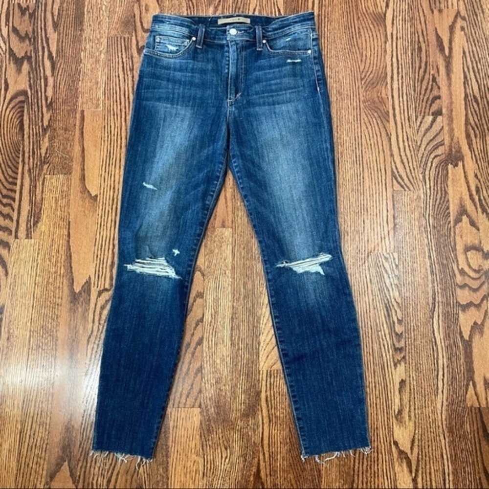 Joes jeans The Charlie high rise skinny ankle distressed jeans 28